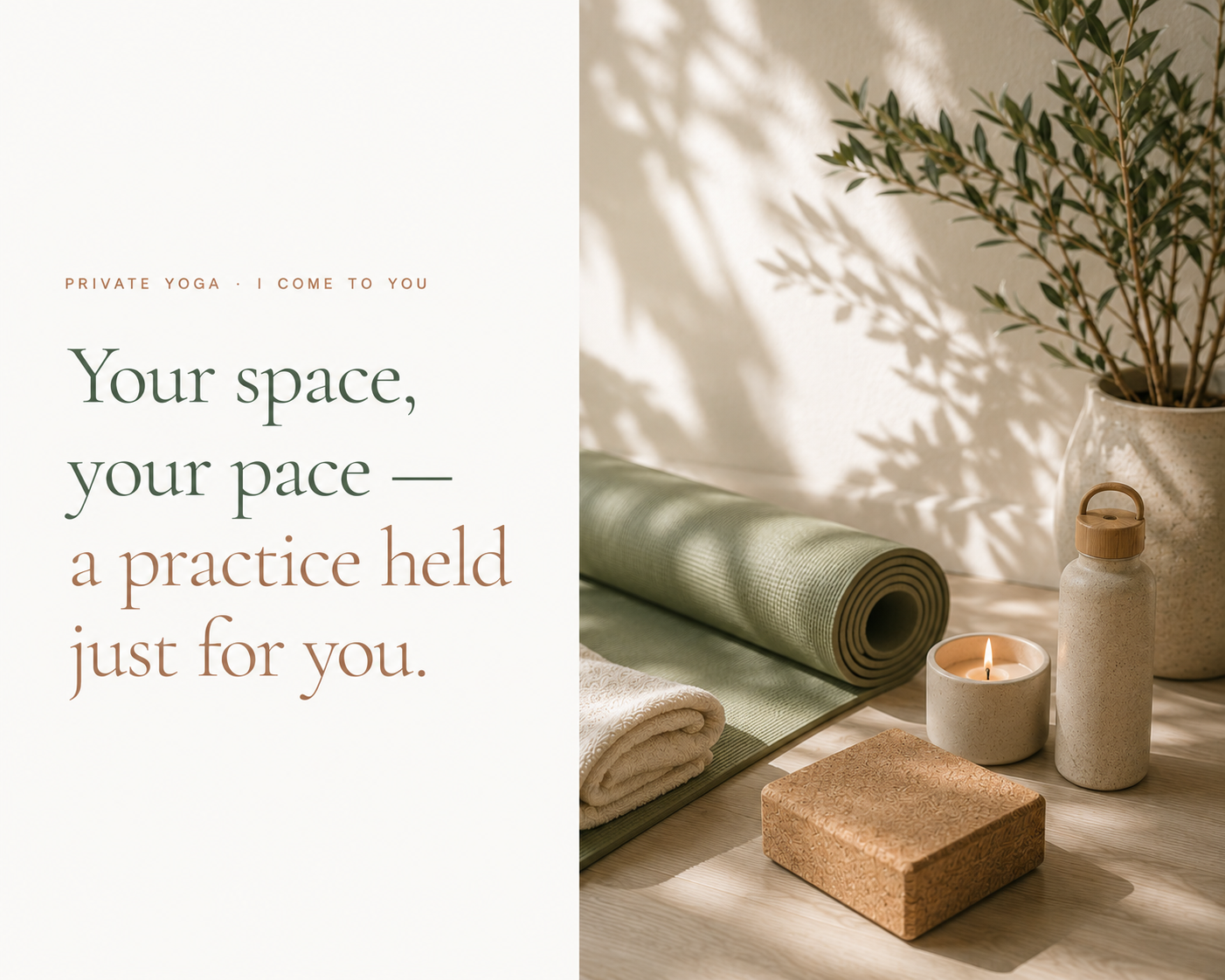 Private yoga at home